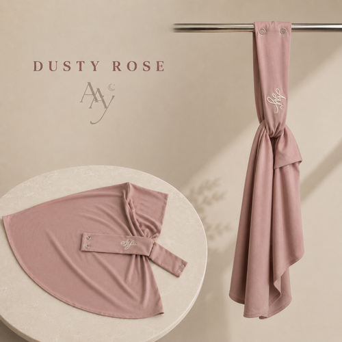 AAY Ease Signature Instant Hijab – Dusty Rose