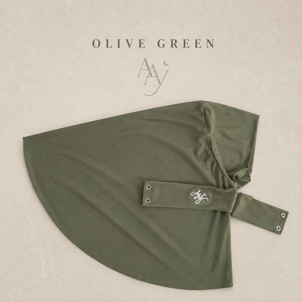 AAY Ease Signature Instant Hijab – Olive Green