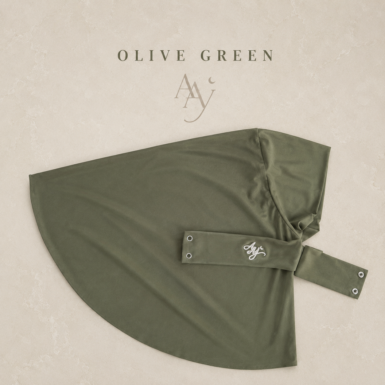 AAY Ease Signature Instant Hijab – Olive Green