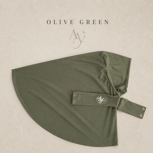 AAY Ease Signature Instant Hijab – Olive Green