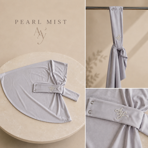 AAY Ease Signature Instant Hijab – Pearl Mist